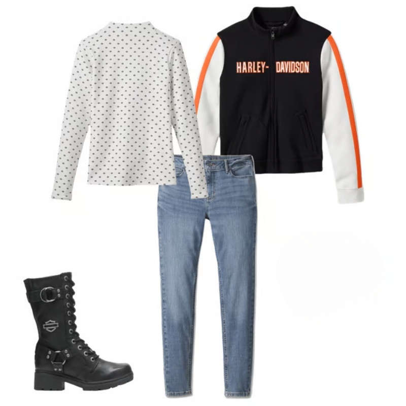 Women's Superstar Milwaukee Mock Neck - Print - L