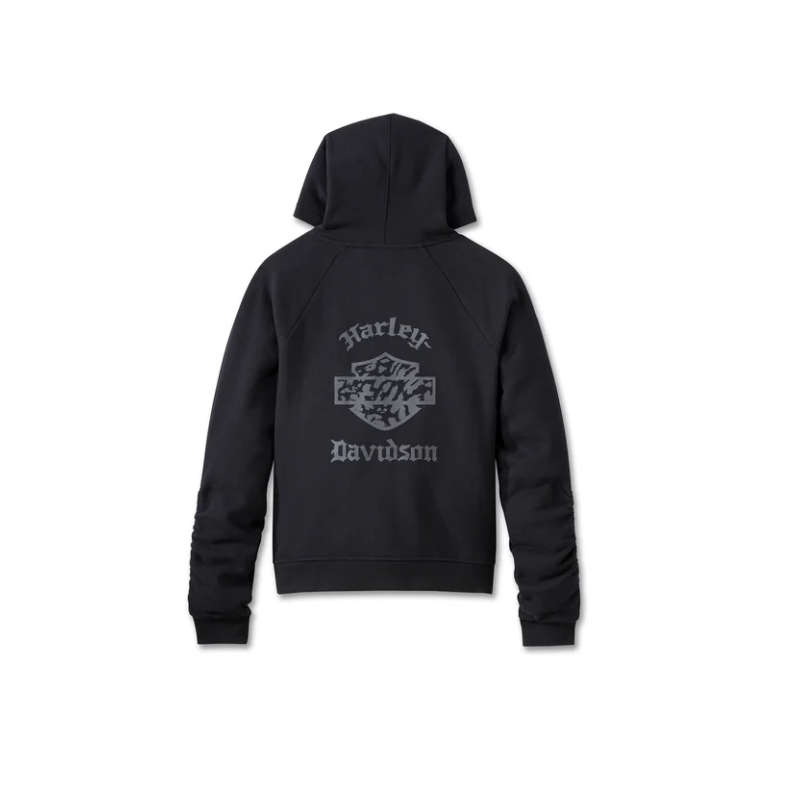 Women's Wild Cat Bar & Shield Raglan Hoodie - M