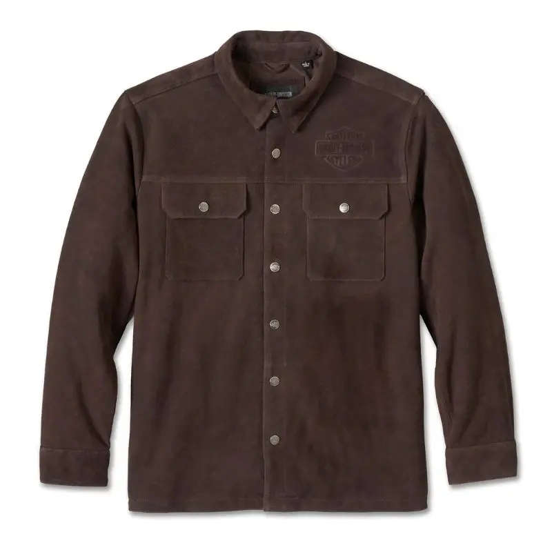 Milwaukee Aviator Suede Overshirt - L