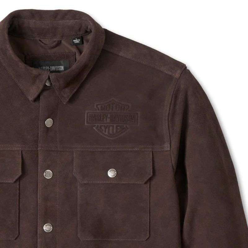 Milwaukee Aviator Suede Overshirt - L