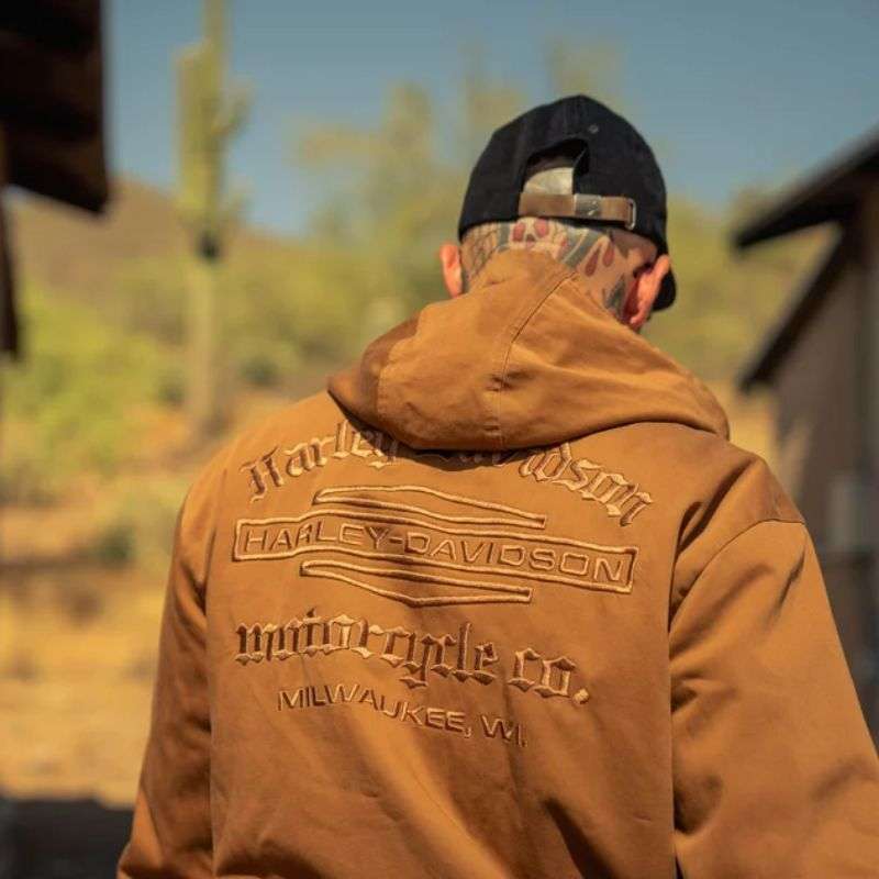 Bar & Shield Workwear Hooded Jacket - M
