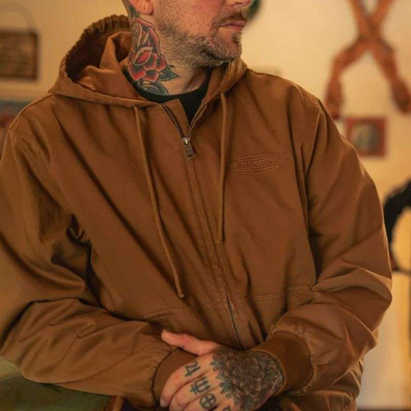 Bar & Shield Workwear Hooded Jacket - M