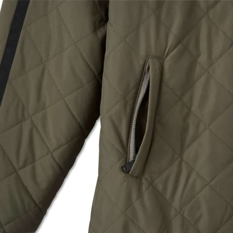 Women's Reversible Quilted Sherpa Coat - XS