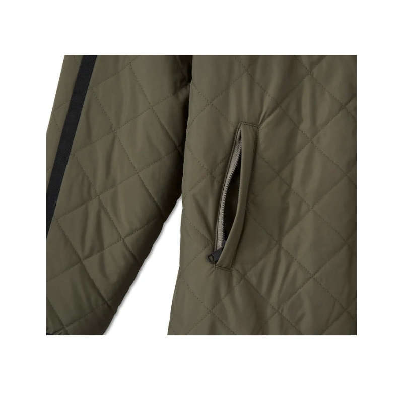 Women's Reversible Quilted Sherpa Coat - S
