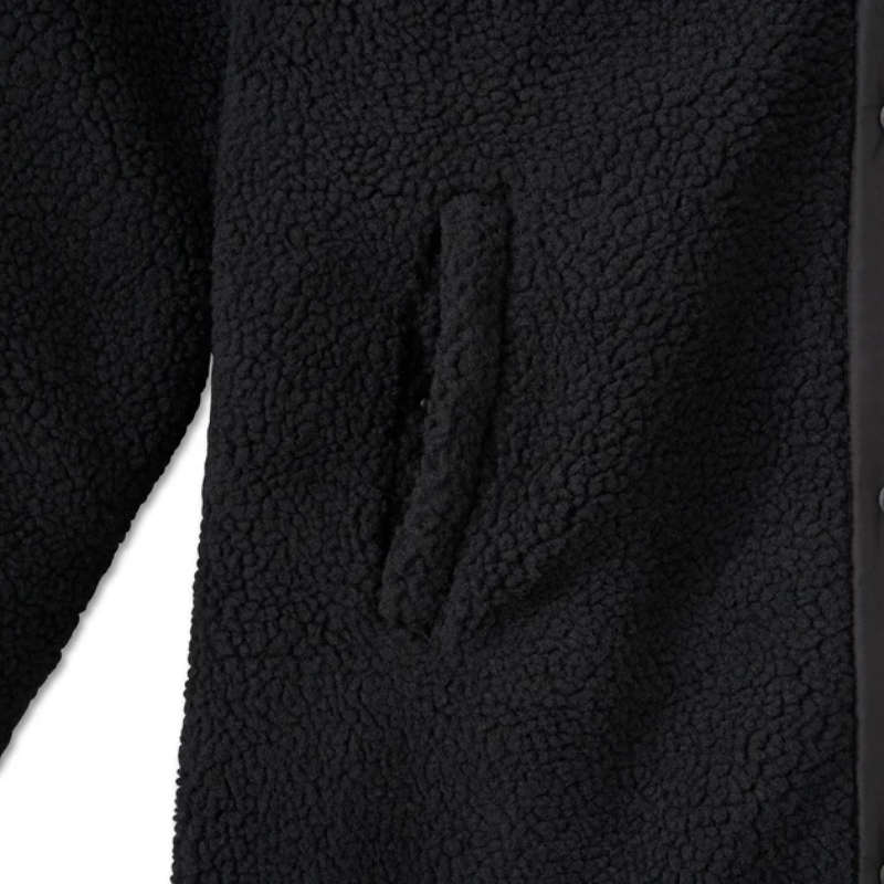Women's Reversible Quilted Sherpa Coat - XS