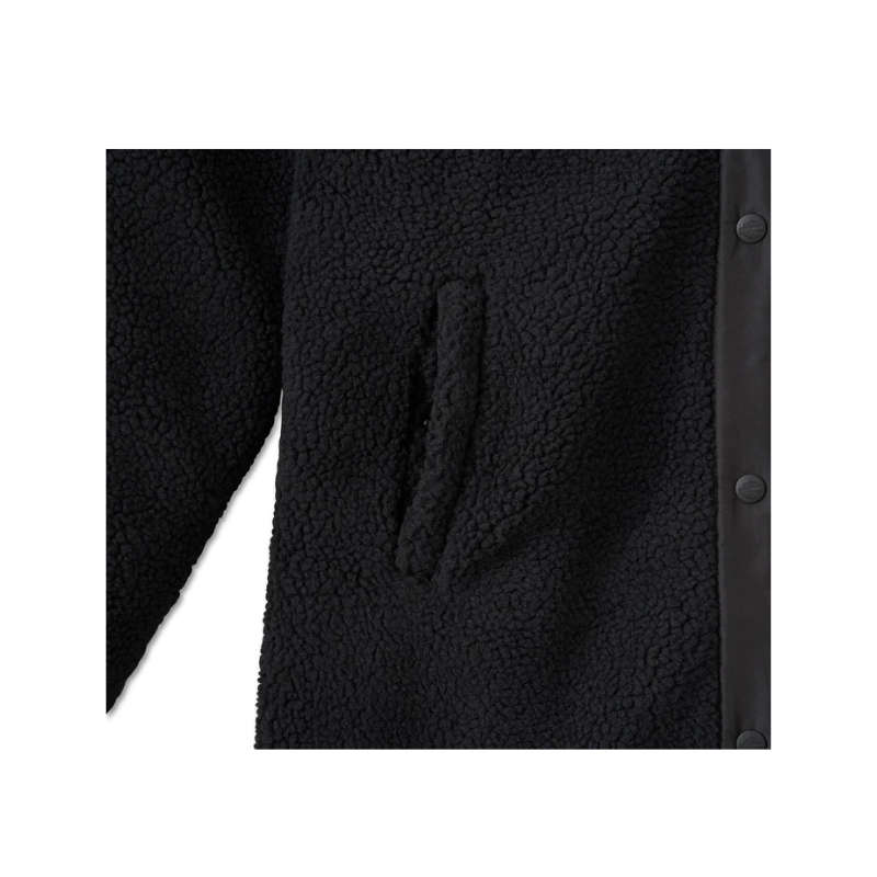 Women's Reversible Quilted Sherpa Coat - S