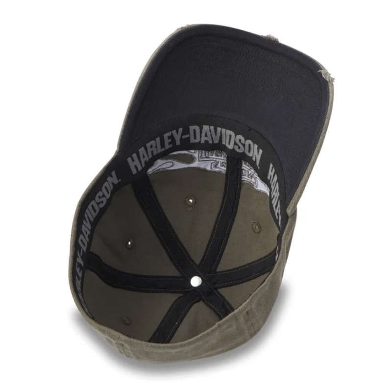 Flying Lap Distressed Stretch-Fit Cap - L