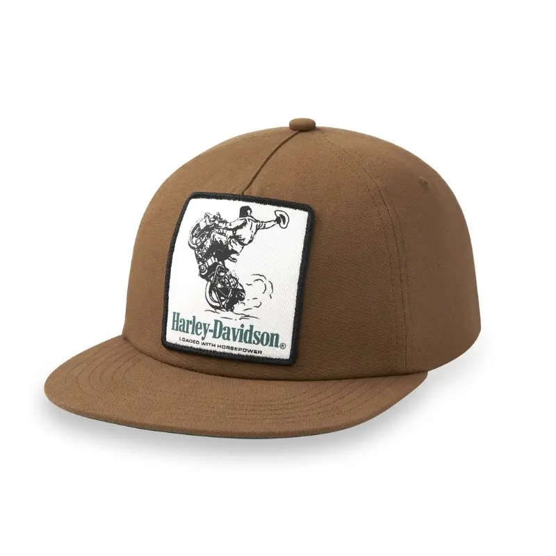 Cowboy 5-Panel Strapback Cap