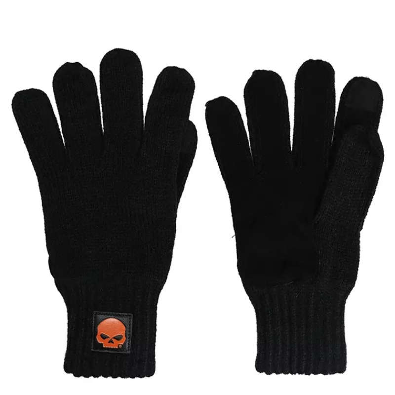 Willie G Skull Beanie and Glove Gift Set
