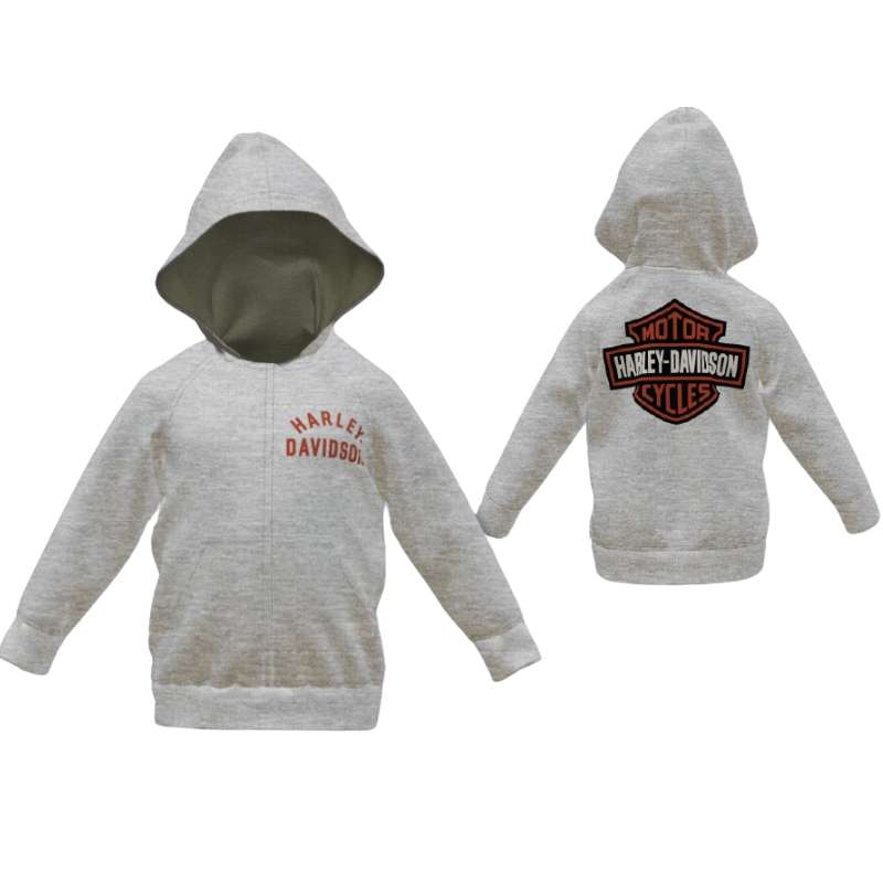 Bar & Shield Logo Knit Zip-Up Hoodie - 4-5 Years