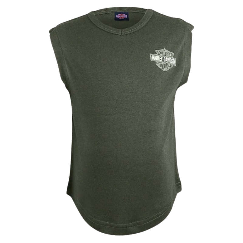 Girls Muscle T-Shirt - T2-3 Years