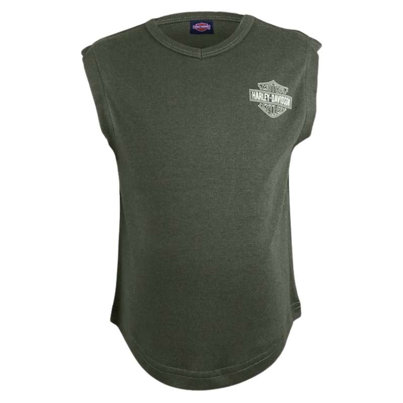 Girls Muscle T-Shirt - T2-3 Years