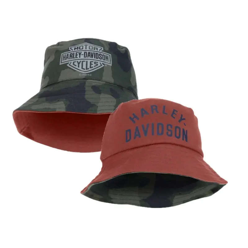 H-D Logo Reversible Bucket Hat - 4-14 Years