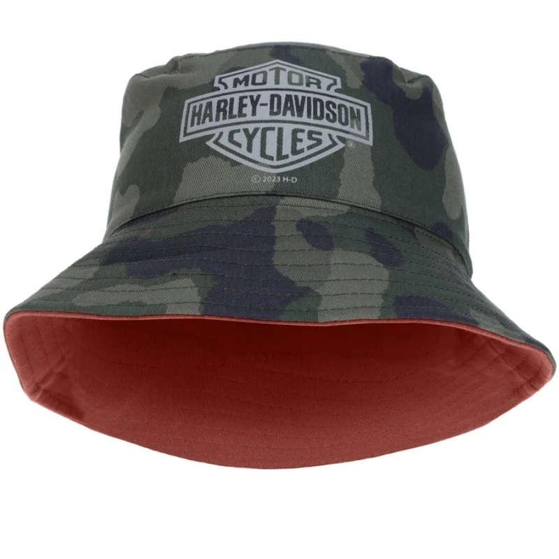 H-D Logo Reversible Bucket Hat - 4-14 Years