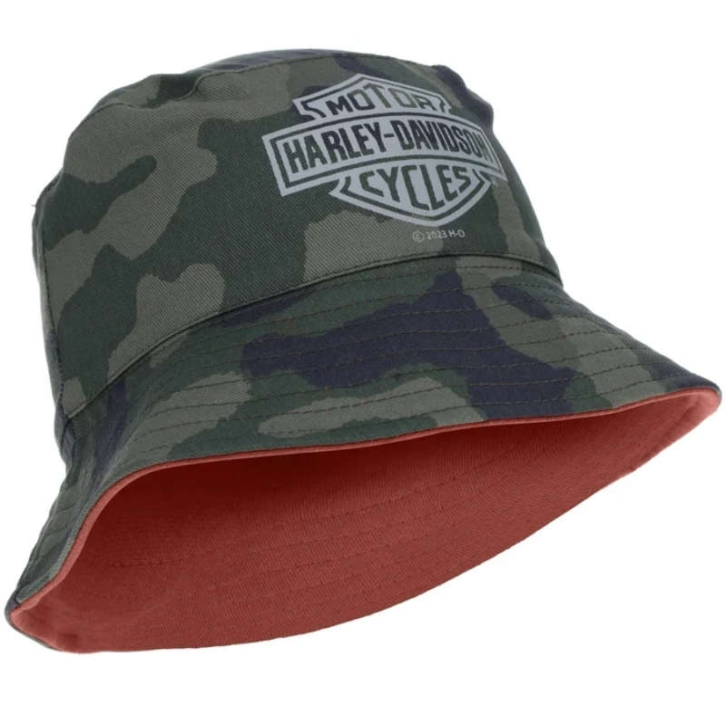 H-D Logo Reversible Bucket Hat - 4-14 Years