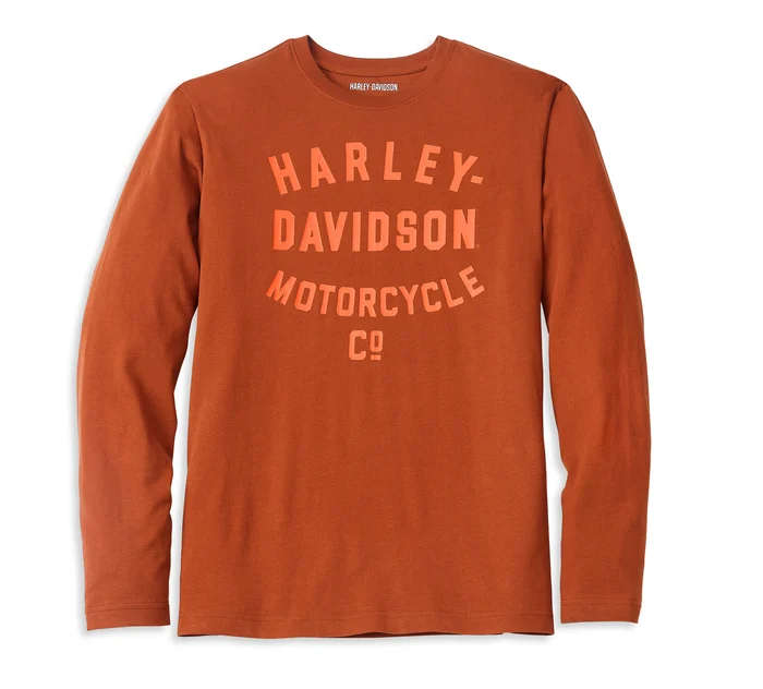 Men's Racer Font Motorcycle Co. Long Sleeve Graphic Tee - M