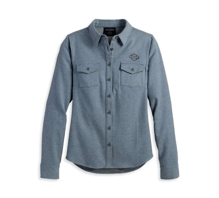 Women's Chrome Warrior Melange Shirt - L