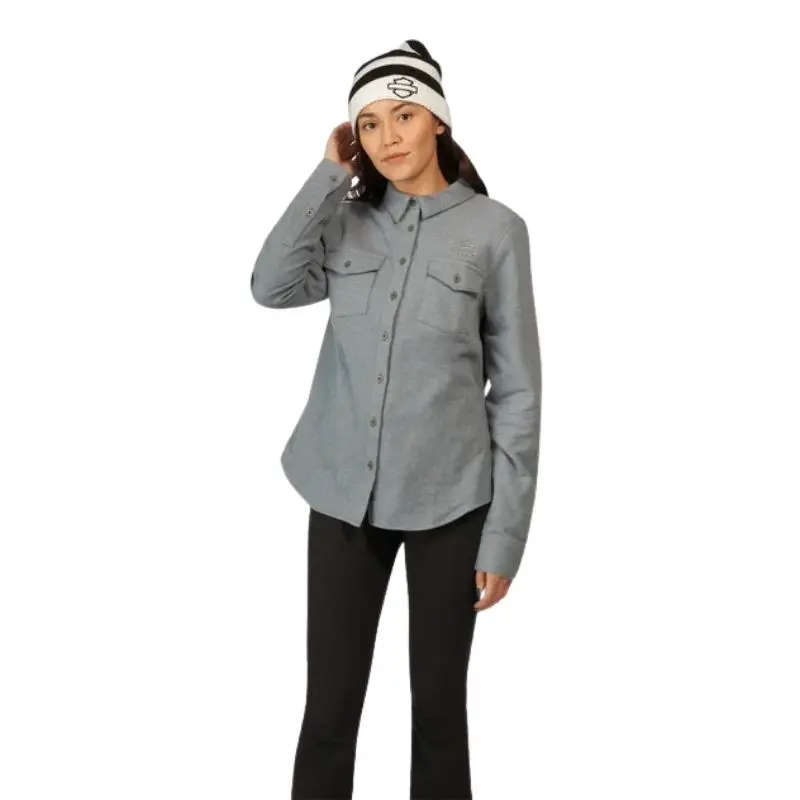 Women's Chrome Warrior Melange Shirt - L