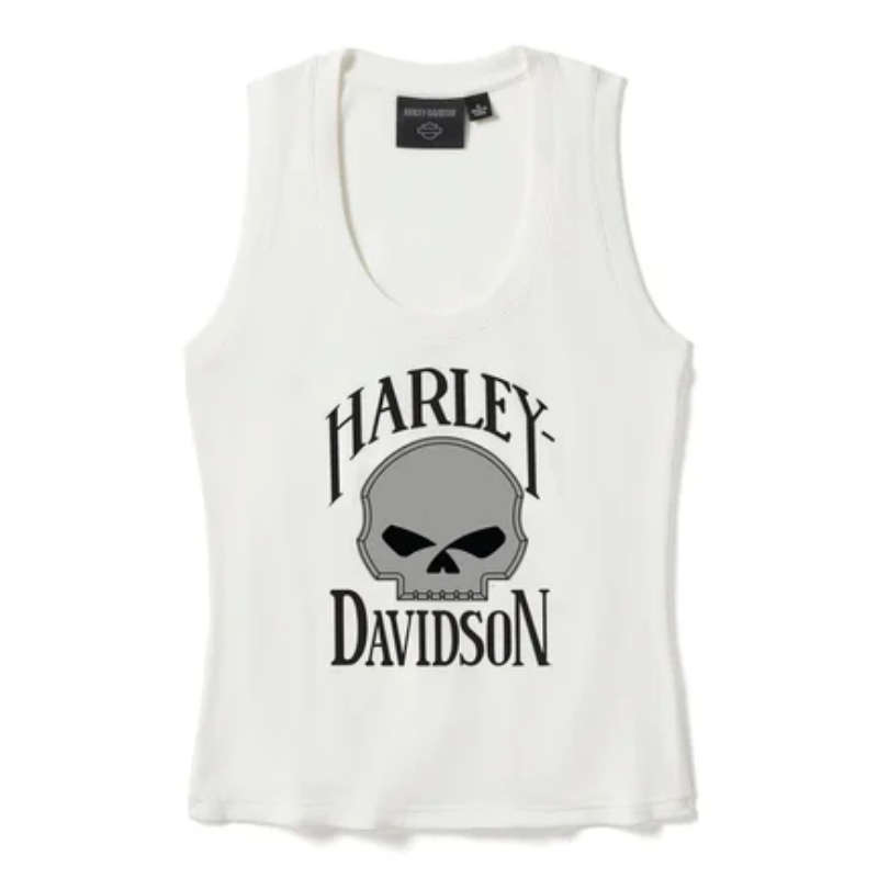 Willie G Skull Ribbed Tank - XL
