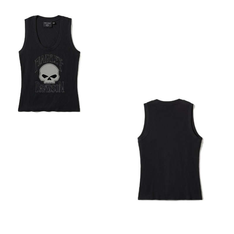 Willie G Skull Ribbed Tank - M