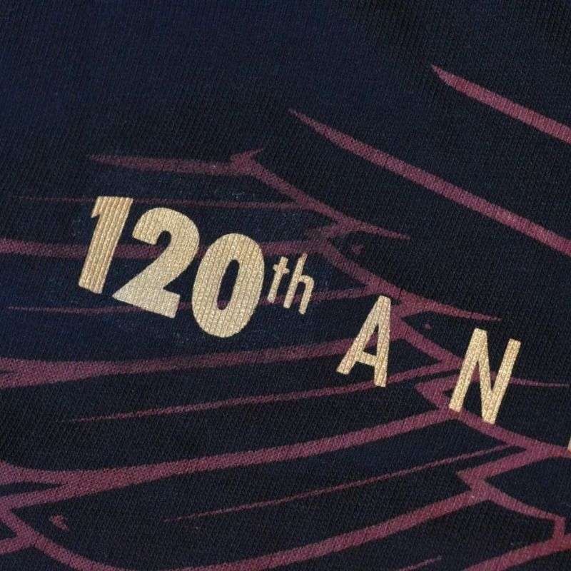 Womens 120th Anniversary United V-Neck Tee  Black Beauty - XL