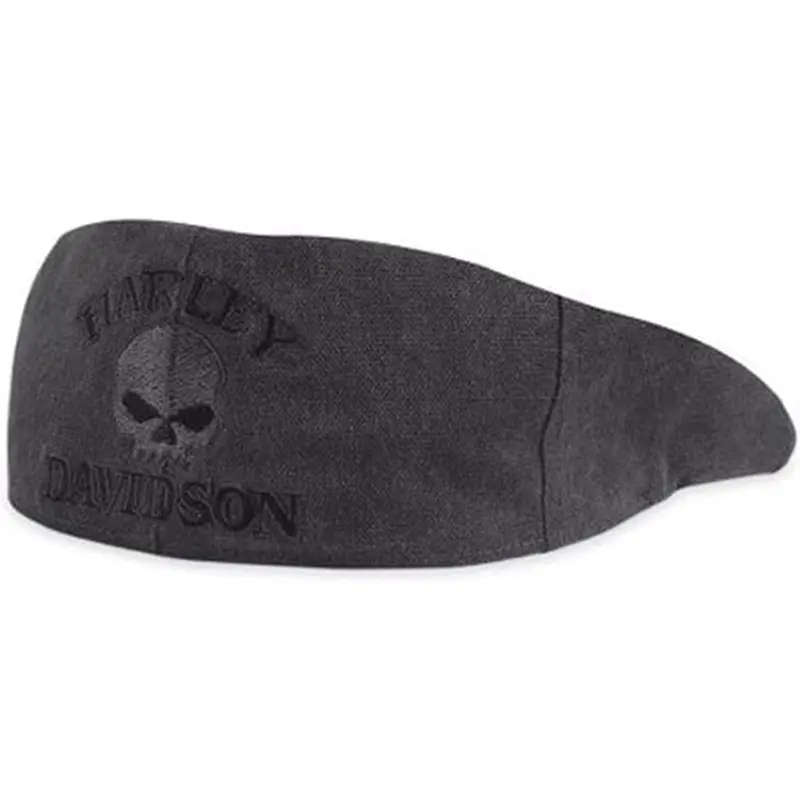 Cotton Willie G Skull Fitted Ivy Cap - S