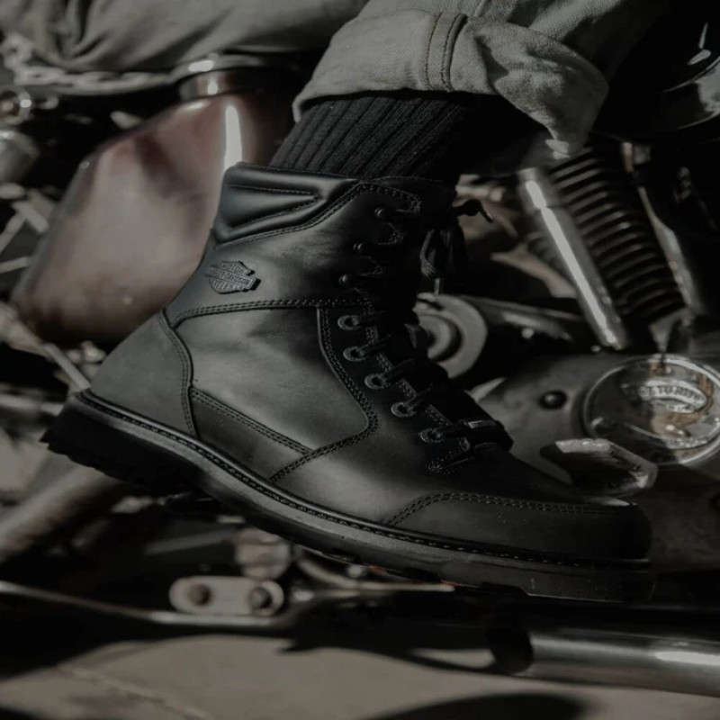 Men's 7-Inch Brockman Motorcycle Boots - UK 7.5