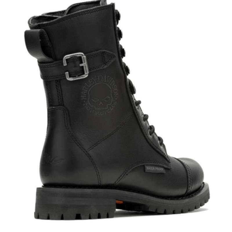 Women's Balsa Skull Waterproof Motorcycle Boots - UK 7.5