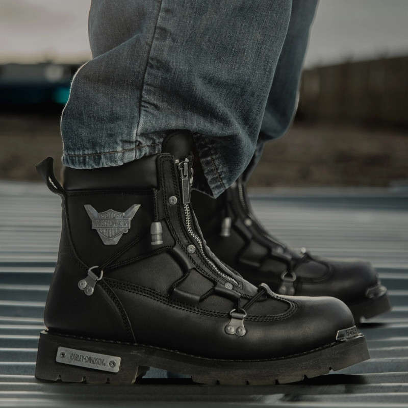 Men's Brake Light 6.25-Inch Motorcycle Boots - UK 7
