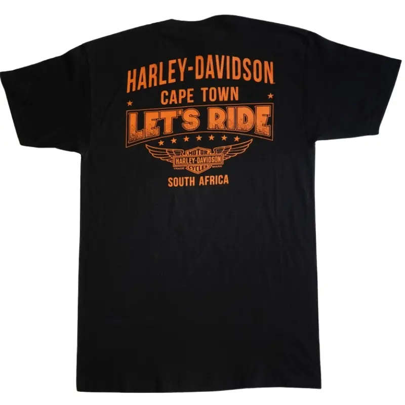 Mens Elongated Bar & Shield Dealer Tee - 5XL