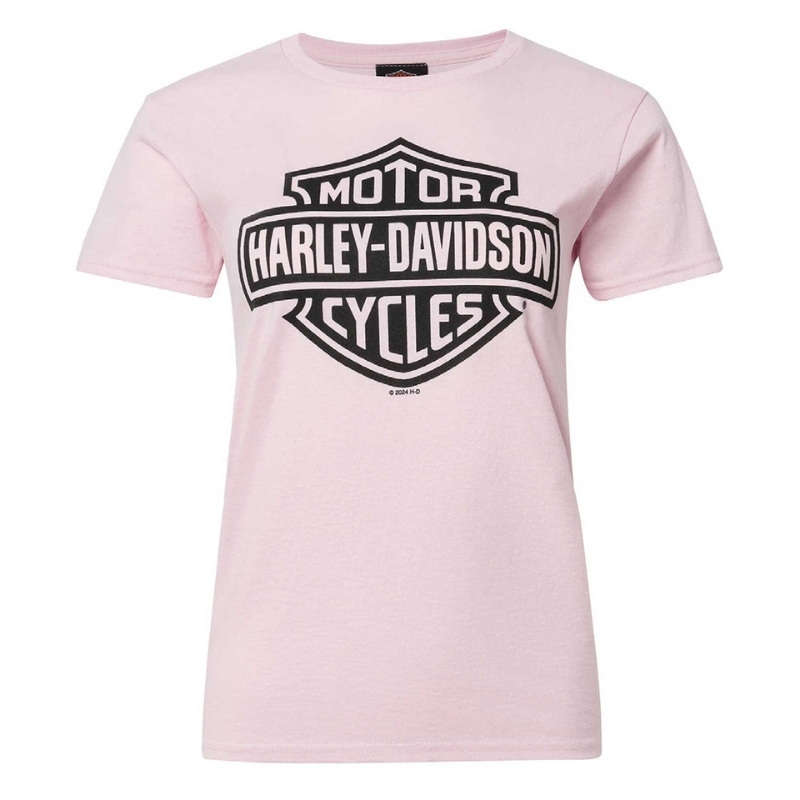 Womens Pink Bar & Shield Dealer Tee - 2XL