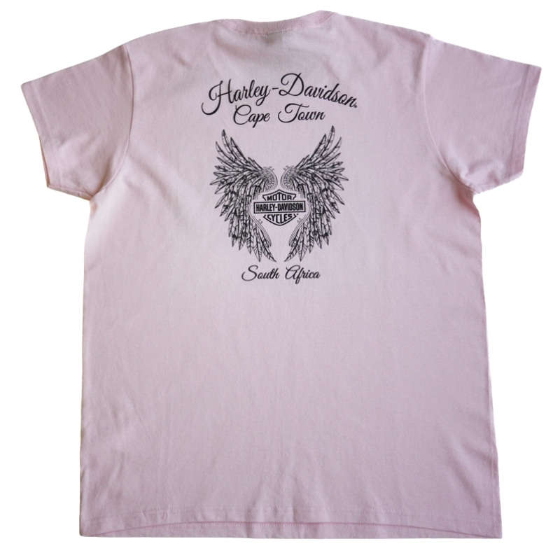 Womens Pink Bar & Shield Dealer Tee - 2XL