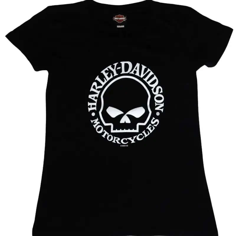 Womens Willy G Skull Dealer Tee