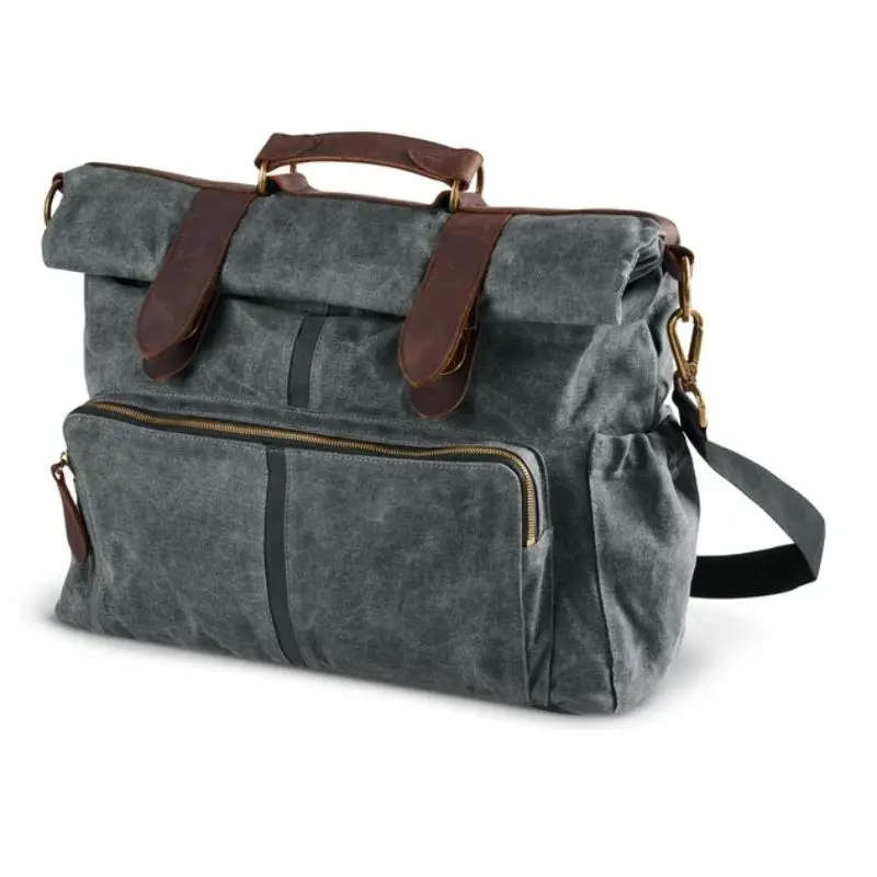 Waxed Canvas Messenger Bag