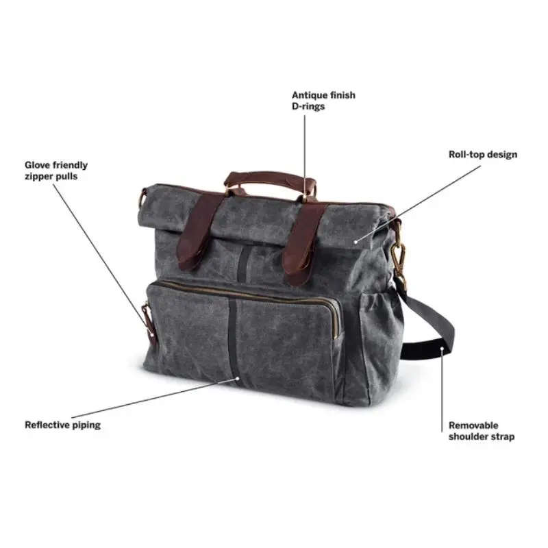 Waxed Canvas Messenger Bag