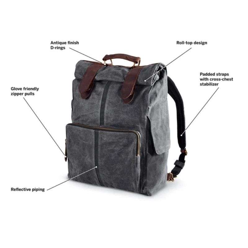 Waxed Canvas Backpack