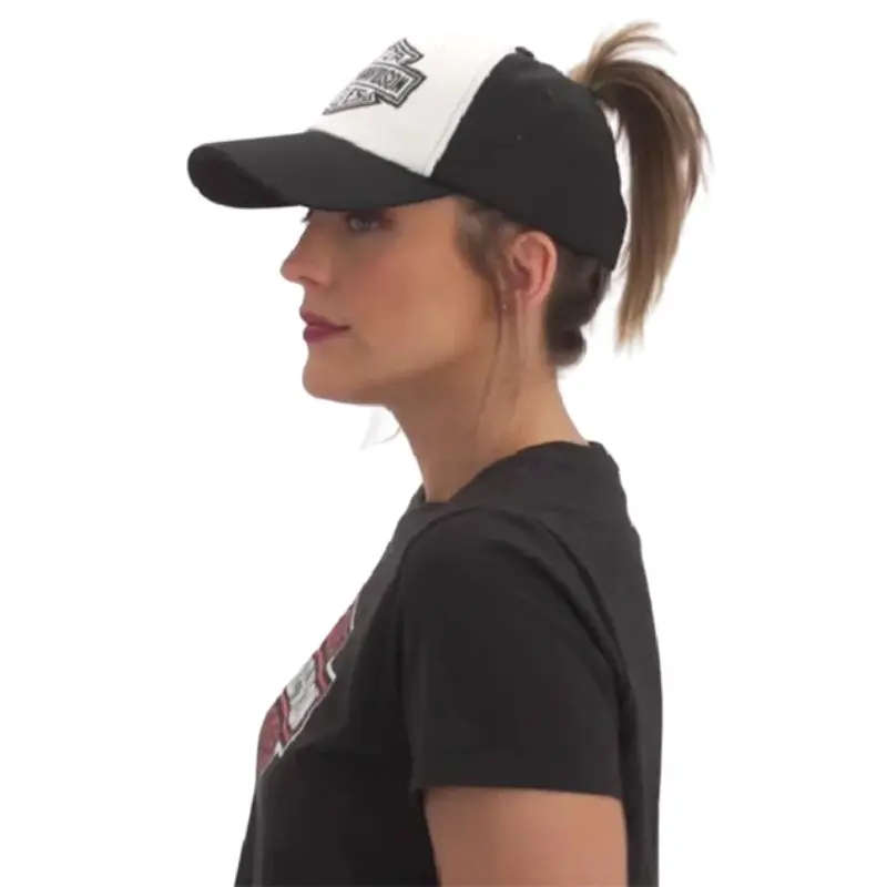 Bar & Shield Ponytail Cap