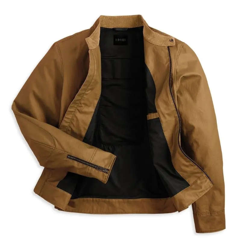 Mens Roadside Adv Waxed Riding Jacket - M