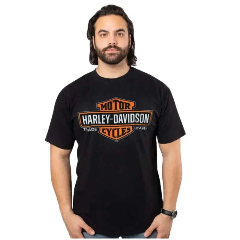 Mens Elongated Bar & Shield Dealer Tee