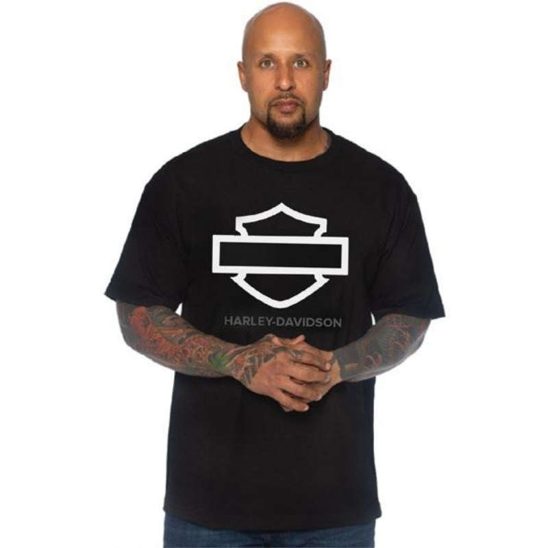 Mens White Outline Dealer Tee
