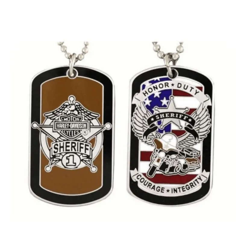Sheriff Service Dog Tag Necklace/Key Chain