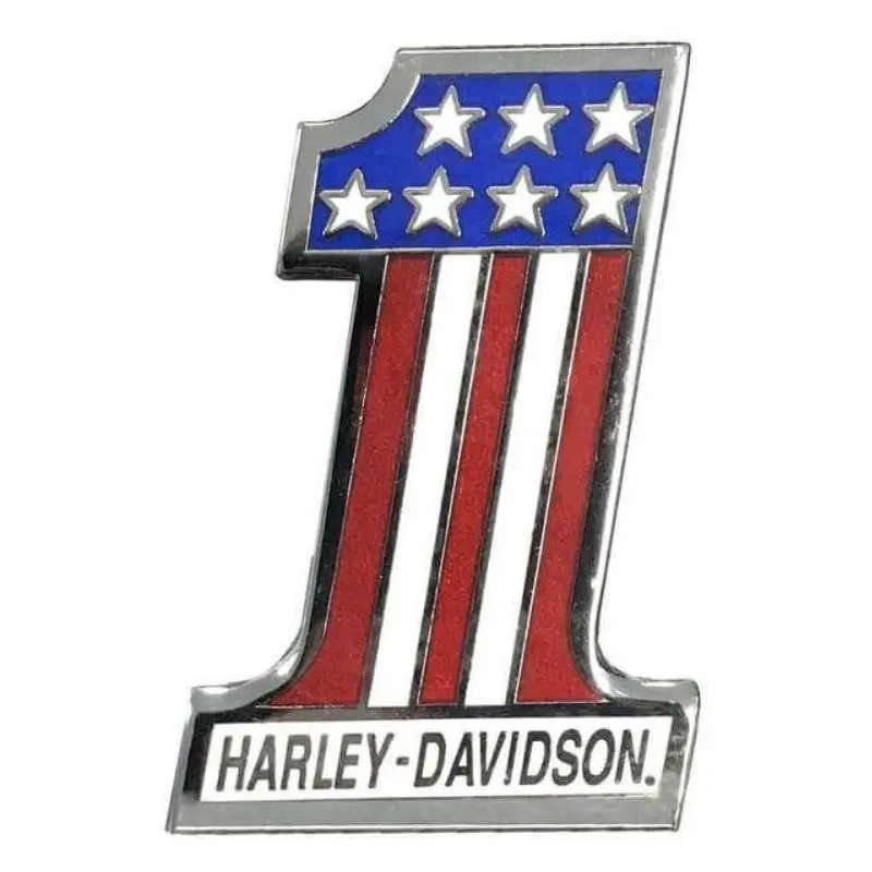 1.5 In. Rwb H-D® #1 Logo Pin