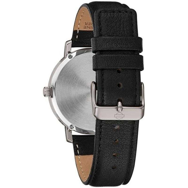 Mens #1 Skull Stars & Stripes Watch W/Leather Strap