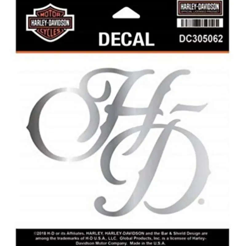 H-D Chrome Metallic Decal