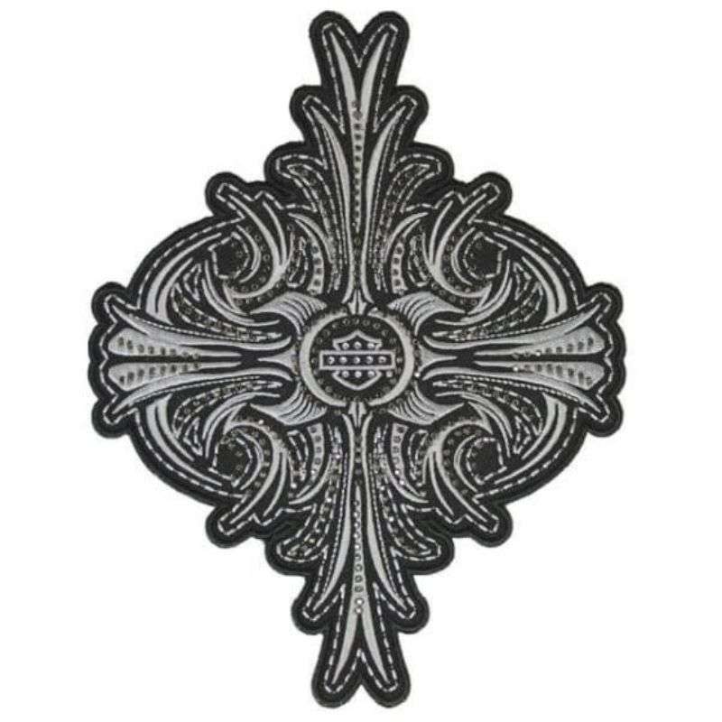 Studded Cross Bar & Shield Emblem