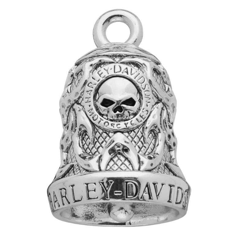 Ride Bell, Willie G Skull & Tribal Flames