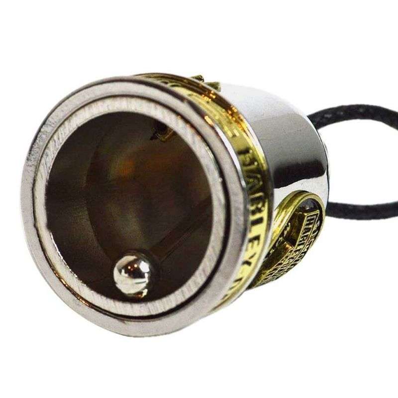Sculpted B&S Medallion Ride Bell, Brass & Steel Finish