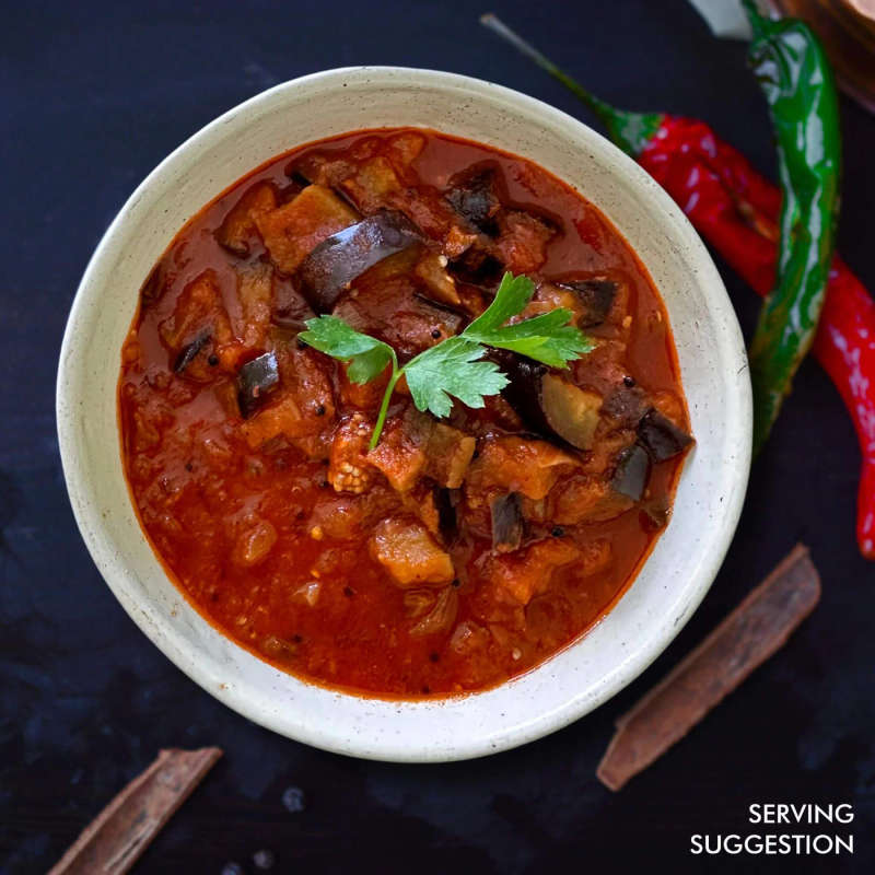 Freeze-dried Roasted Aubergine Coconut Curry with Rice (300g)