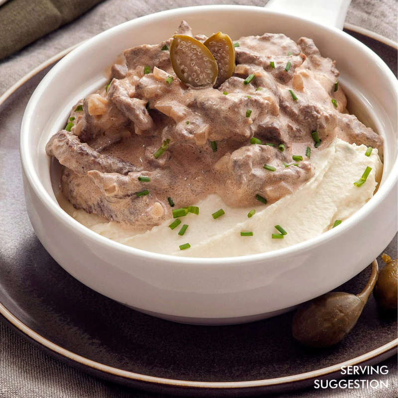 Freeze-dried Traditional Beef Stroganoff with Mash (300g)