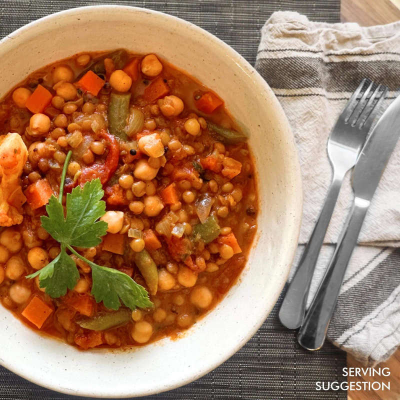 Freeze-dried Lentil and Chickpea Dahl with Rice (300g)